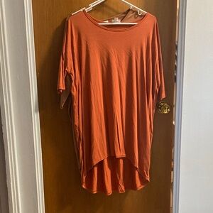 LuLaRoe Women's Rust Tunic Top